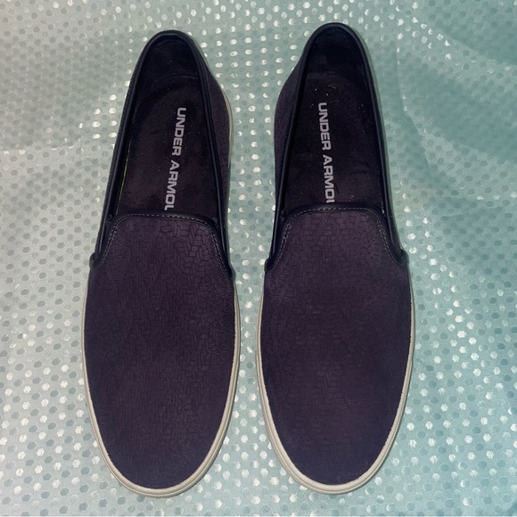 Under Armour Shoes - Under Armour Purple Slip Ons 9.5